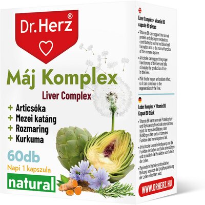 Dr.herz máj komplex kapszula 60 db