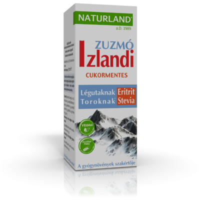 Naturland izlandi zuzmó édesítőszerekkel 150 ml