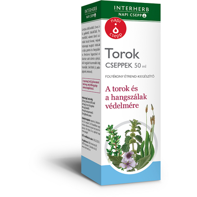 Interherb napi csepp torok cseppek 50 ml