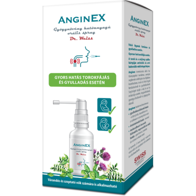 Anginex gyógynövény hatóanyagú orális spray 30 ml