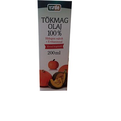 Virde tökmagolaj e-vitaminnal 100% 200 ml