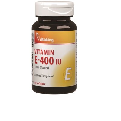 Vitaking e-vitamin 400iu természetes d-alpha lágykapszula 60 db