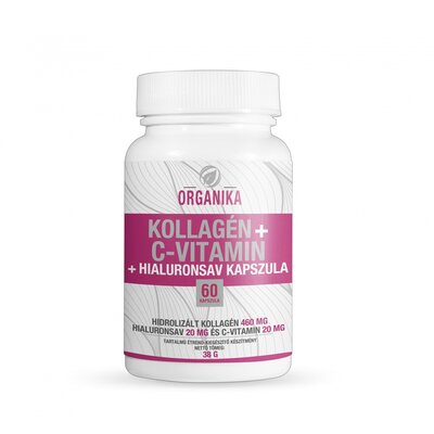 Organika kollagén+c vitamin+hialuronsav kapszula 60 db