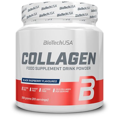 Biotech collagen italpor fekete málna 300 g