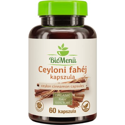 BioMenü bio ceyloni fahéj kapszula 60 db