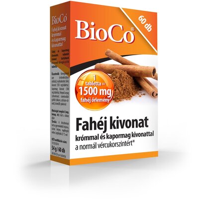 Bioco fahéj kivonat tabletta 60 db