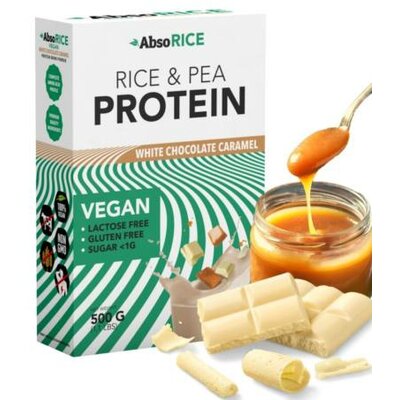 Absorice protein fehércsokoládé karamell 500 g