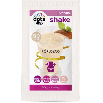 Dotsdiet shake por kókuszos ízű 210 g