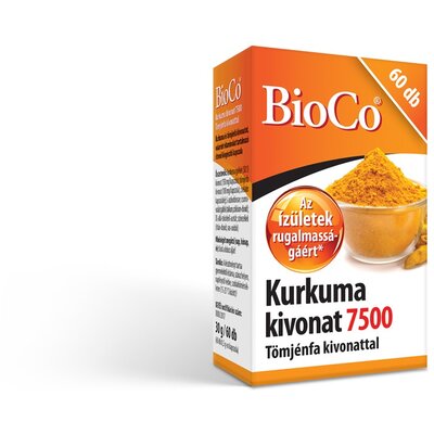 Bioco kurkuma kivonat 7500 tömjénfa kivonattal kapszula 60 db