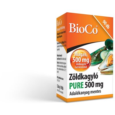 Bioco zöldkagyló pure 500 mg kapszula 90 db