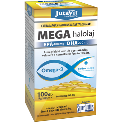 Jutavit Mega halolaj omega-3 kapszula 100 db