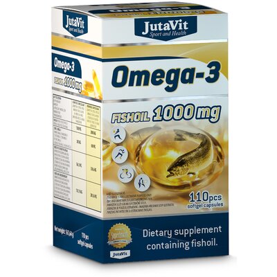 Jutavit omega-3 halolaj kapszula 1000mg 100 db