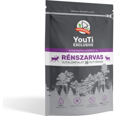 Farkaskonyha exclusive rénszarvas jutalomfalat 50 g