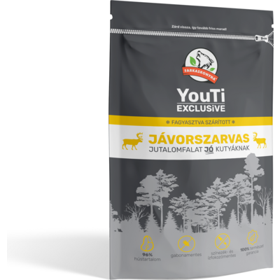 Farkaskonyha exclusive jávorszarvas jutalomfalat 50 g