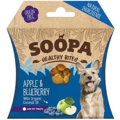 Soopa healthy bites vegán jutalomfalat alma és kékáfonya 50 g