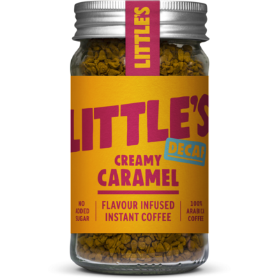 Littles instant koffeinmentes kávé caramel 50 g