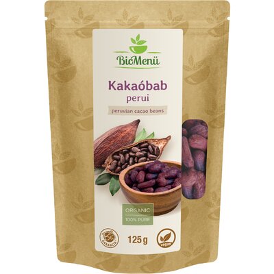 BioMenü bio perui kakaóbab 125 g