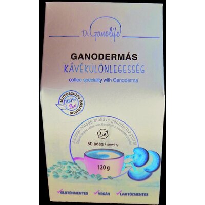 Dr Ganolife bio ganodermás kávékülönlegesség 2 in 1 120 g