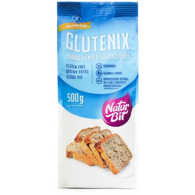 Glutenix gluténmentes barnakenyér sütőkeverék pku 500 g