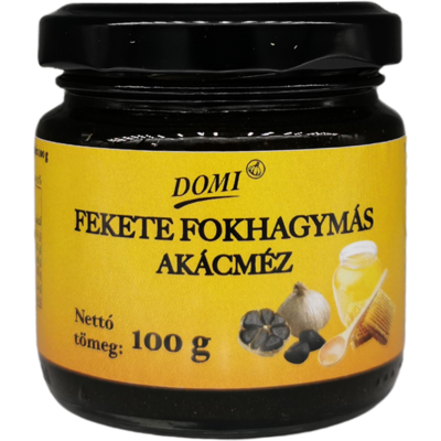 Domi fekete fokhagymás akácméz 100 g