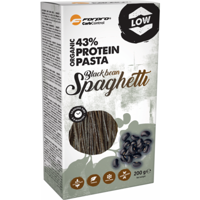 Forpro bio fekete szójabab protein tészta spaghetti 200 g