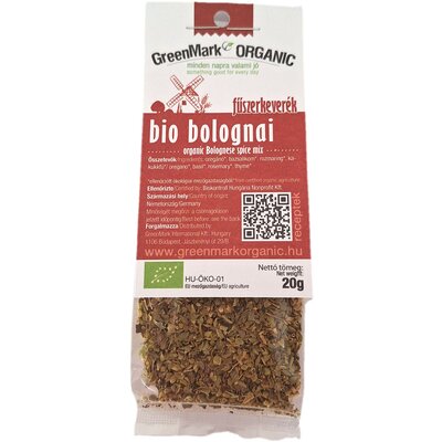 Greenmark bio bolognai fűszerkeverék 20 g