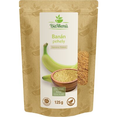 BioMenü bio banán pehely 125 g