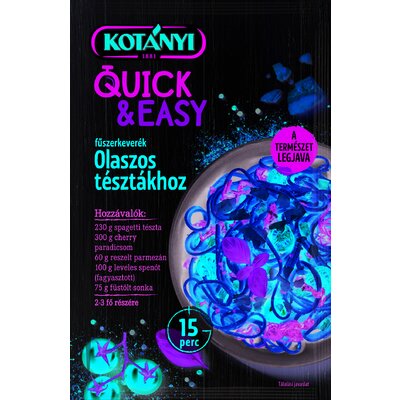 Kotányi quick&easy fűszerkeverék olaszos tésztákhoz 20 g