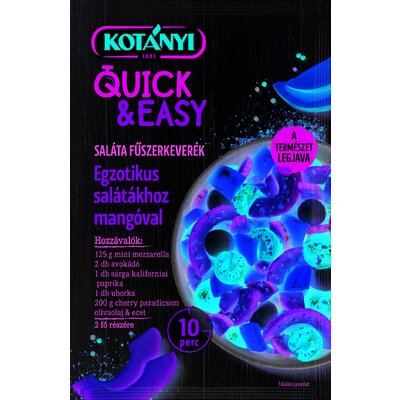 Kotányi quick&easy fűszerkeverék egzotikus salátákhoz mangóval 20 g