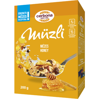 Cerbona müzli mézes 200 g