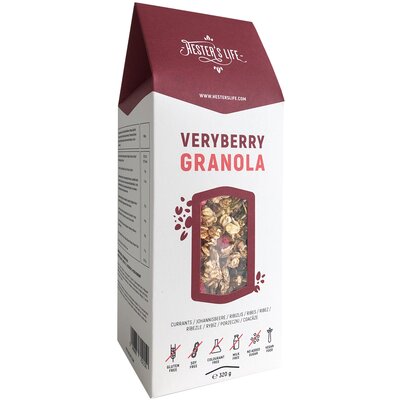 Hester's Life veryberry granola ribizlis granola 320 g