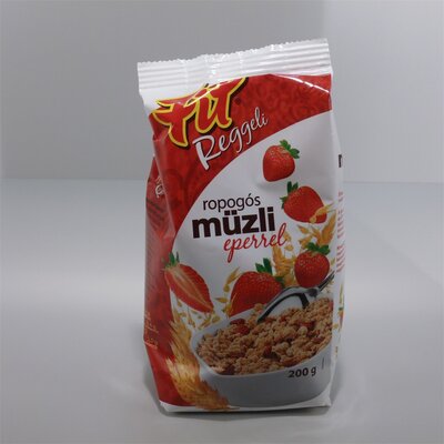 Fit reggeli ropogós müzli eper 200 g