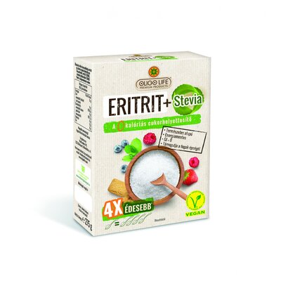 Oligo life eritrit+stevia 4x édesebb 275 g