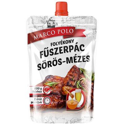 Thymos marco polo folyékony fűszerpác sörös-mézes visszazárható 90 g