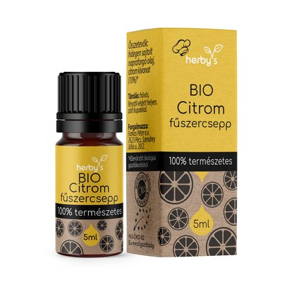 Herbys bio citrom fűszercsepp 5 ml