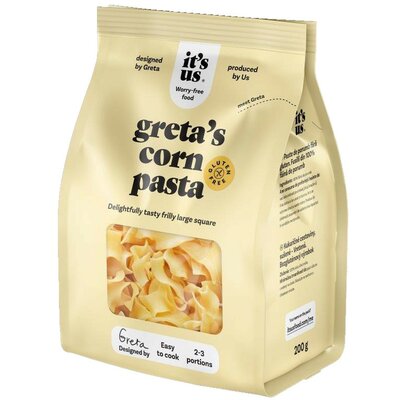 It's us greta's gluténmentes kukorica száraztészta nagykocka 200 g