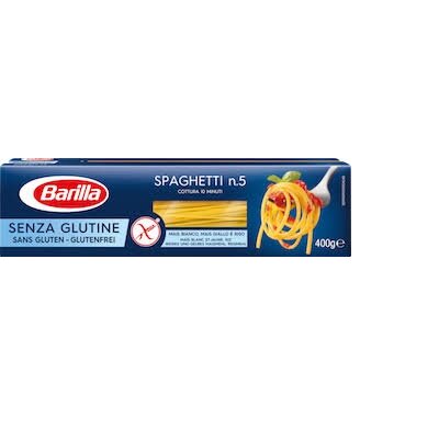 Barilla gluténmentes spagetti tészta 400 g