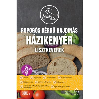 Szafi Free ropogós kérgű hajdinás házikenyér lisztkeverék 500 g