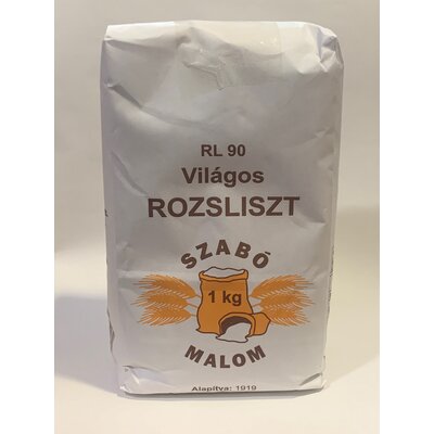 Szabó Malom világos rozsliszt rl-90 1000 g