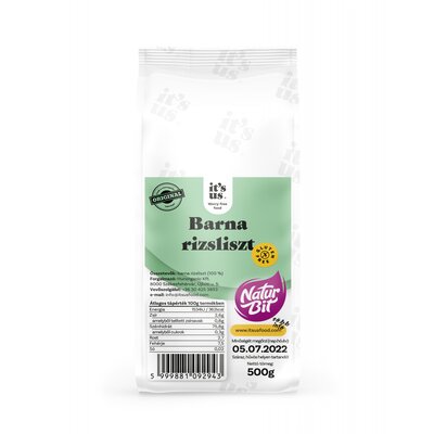 It's us naturbit barna rizsliszt 500 g