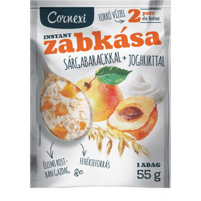 Cornexi zabkása sárgabarackkal, joghurttal 55 g