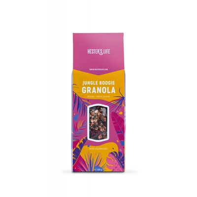 Hester's Life jungle boogie áfonyás-málnás granola 300 g