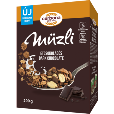 Cerbona müzli étcsokoládés 200 g