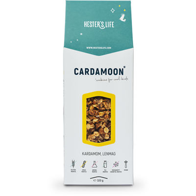 Hester's Life cardamoon cookies kardamomos lenmagos gabonapehely 320 g