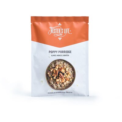 Hester's Life poppy porridge almás-mákos zabkása 50 g