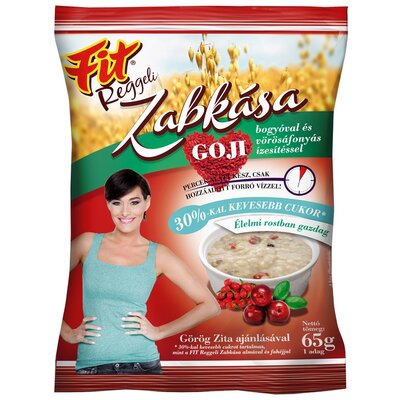 Fit reggeli zabkása goji bogyóval 65 g