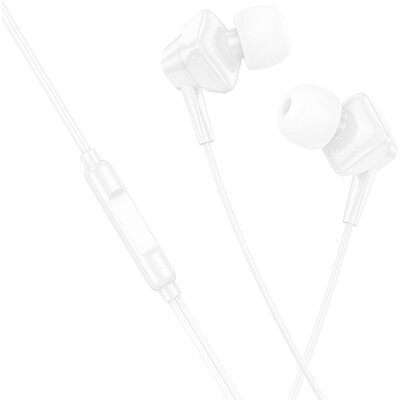 HOCO wire fülhallgató Lightning with microphone M113 white