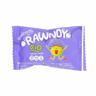 Rawndy bio kék áfonyás energiakorong 26 g