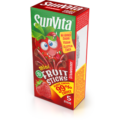 Sunvita mini fruit sticks eper 5 db 50 g