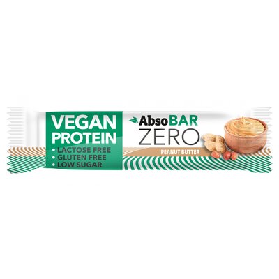 Absorice absobar zero vegan protein szelet mogyoróvaj 40 g